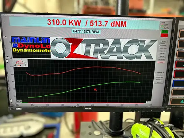 310 kw 6.2L LS3 dyno