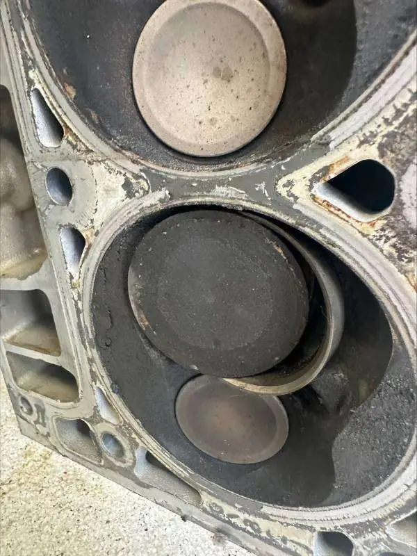Dropped valve seat damage in an LS rectangular-port cylinder head