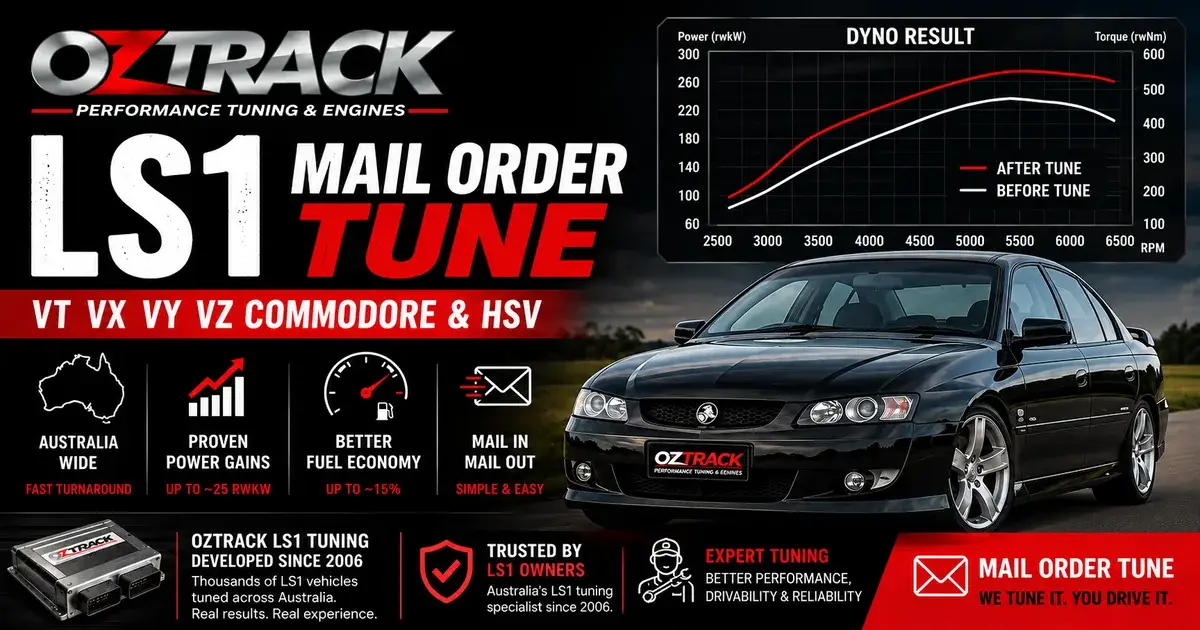LS1 Mail Order PCM Mafless Tune by Oztrack