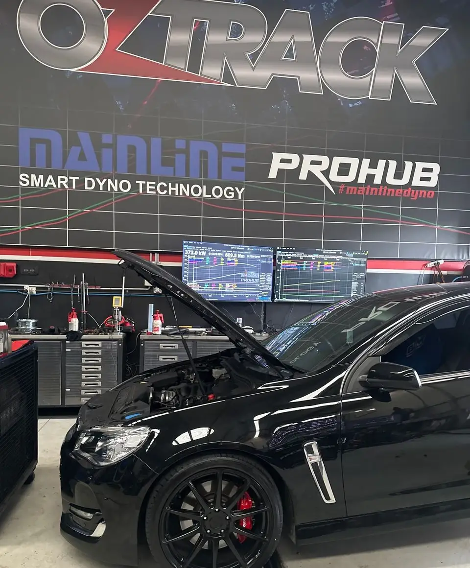 Will's VF LS3 Commodore tuned on the Oztrack Mainline ProHub dyno